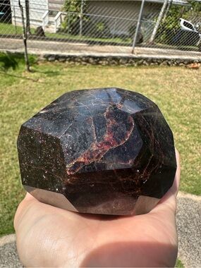 Gorgeous Rare 5lb Garnet Crystal Specimen Deep Red Statement Piece